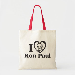I HEART RON PAUL TOTE BAG