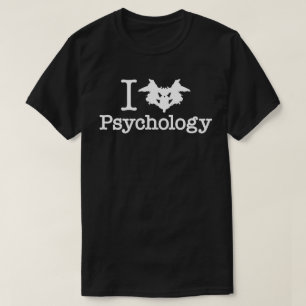 I Heart (Rorschach Inkblot) Psychology T-Shirt