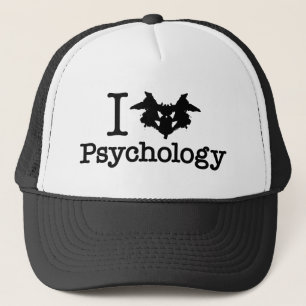 I Heart (Rorschach Inkblot) Psychology Trucker Hat
