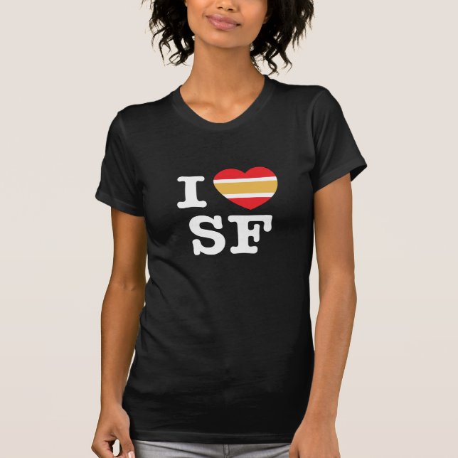 I Heart San Francisco! T-Shirt (Front)