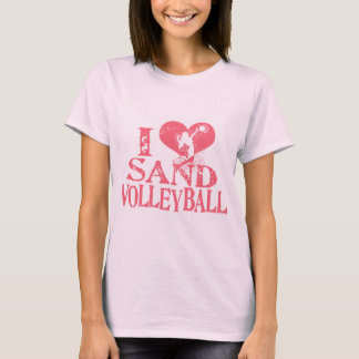 I Heart Sand Volleyball T-Shirt