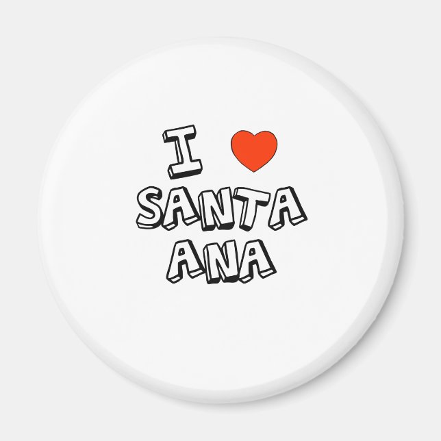 I Heart Santa Ana Magnet (Front)
