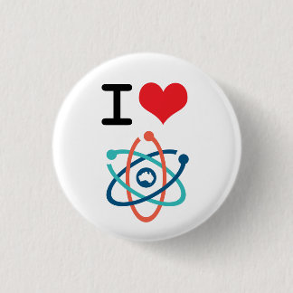 I Heart Science - 3 Cm Round Badge