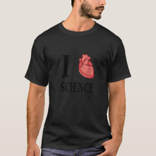 I Heart Science Love Biology Anatomy anatomical ca T-Shirt