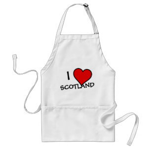 I Heart Scotland bk aprcnt Standard Apron