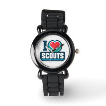 I Heart Scouts Girl Scouting Watch