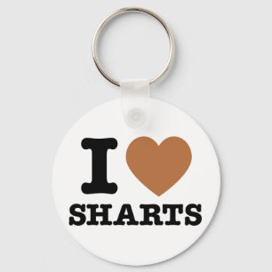 I Heart Sharts Key Ring