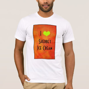 I Heart Sherbet Ice Cream T-Shirt
