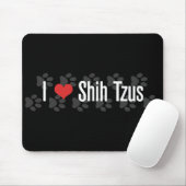 I (heart) Shih Tzus Mouse Pad (With Mouse)