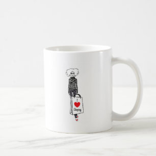 I Heart Shopping Coffee Mug