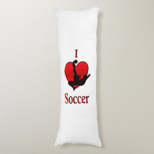 I Heart Soccer Body Cushion
