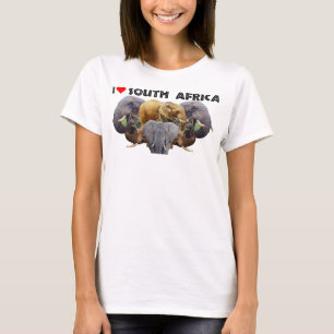 I Heart South Africa Elephant Emblem T-Shirt
