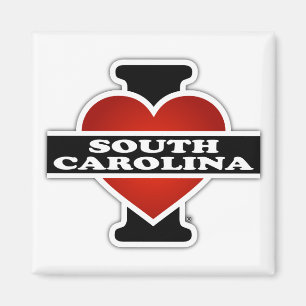 I Heart South Carolina Magnet