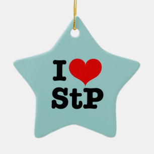 I Heart St. Paul Ceramic Ornament