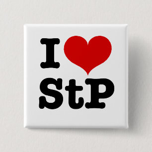 I Heart St. Paul / St. Peter 15 Cm Square Badge
