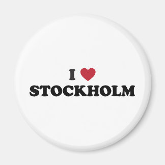 I Heart Stockholm Sweden Magnet