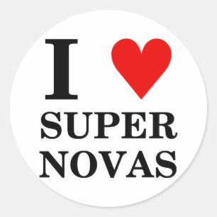 I (heart) SuperNovas Sticker