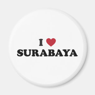 I Heart Surabaya Indonesia Magnet
