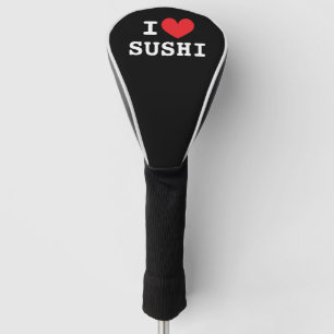 I heart sushi golf head cover for sushi lover