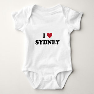 I Heart Sydney Australia Baby Bodysuit