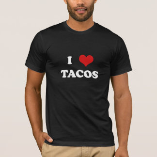 I Heart Tacos (for dark shirts) T-Shirt