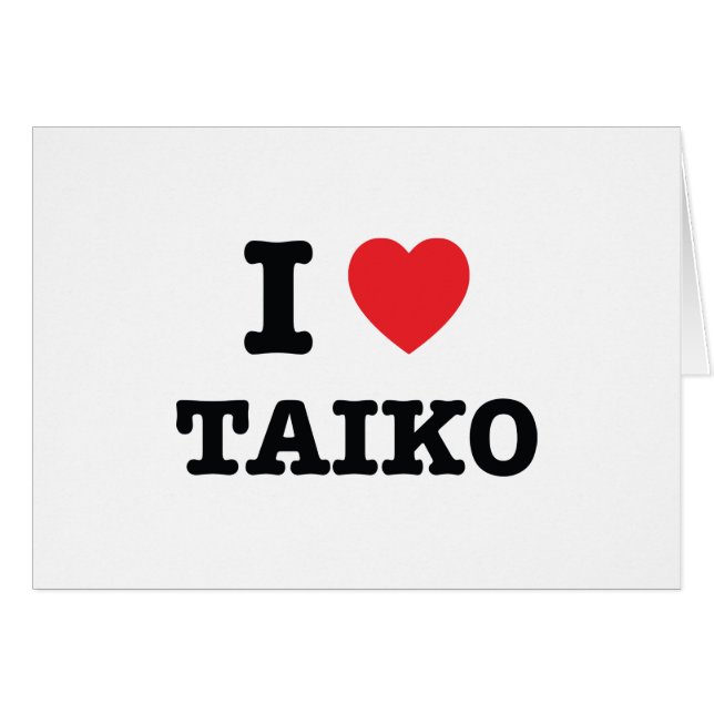 I Heart Taiko (Front Horizontal)