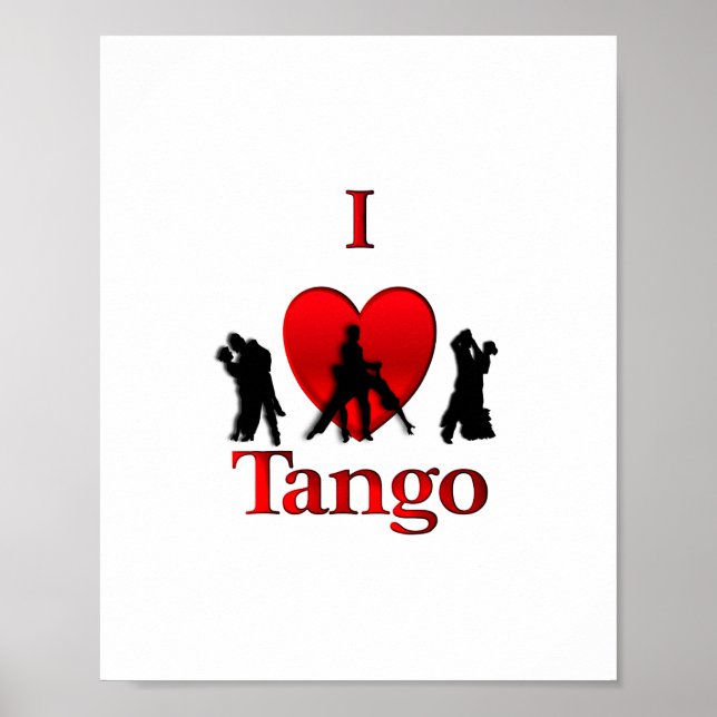 I Heart Tango Poster (Front)