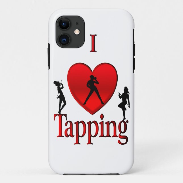 I Heart Tap Dance Case-Mate iPhone Case (Back)