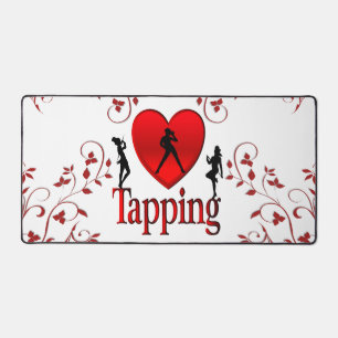 I Heart Tap Dance Desk Mat