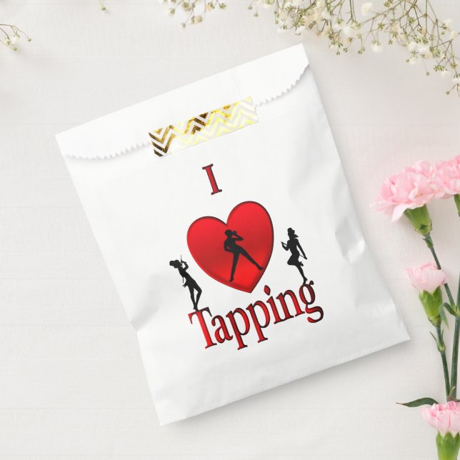 I Heart Tap Dance Favour Bag (Sealed)