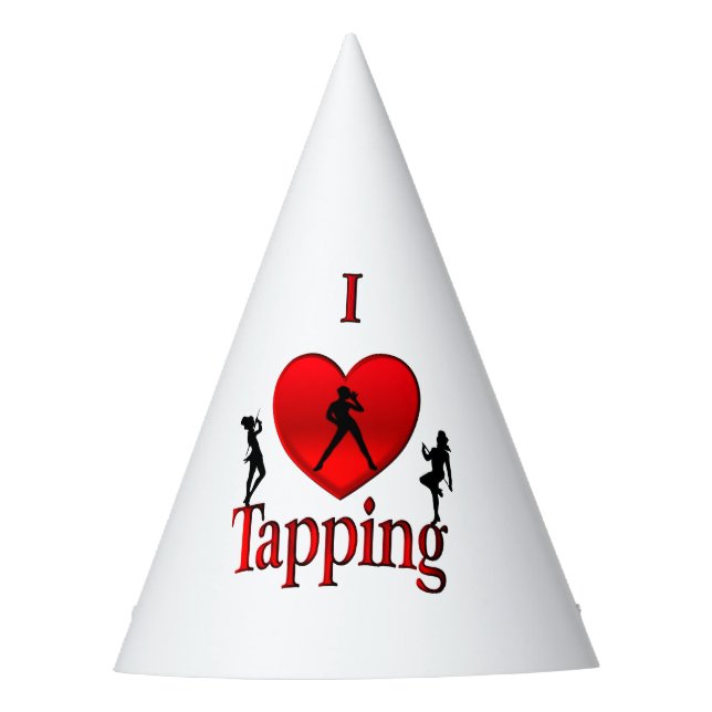 I Heart Tap Dance Party Hat (Front)