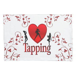 I Heart Tap Dance Pillowcase