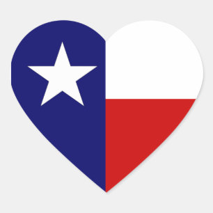 I Heart Texas Flag Lone Star State Travel sticker
