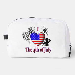 I Heart the 4th of July Dopp Kit