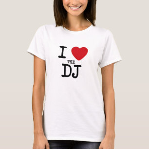 I Heart The DJ Womens Tee