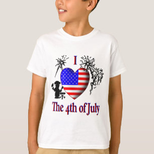I Heart The Fourth of July T-Shirt