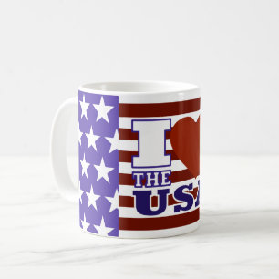 I "Heart" The USA - Mug