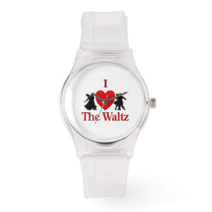 I Heart The Waltz Dance Wrist Watch