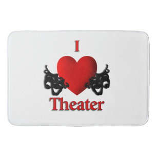 I Heart Theatre Bath Mat