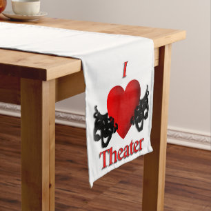 I Heart Theatre Long Table Runner