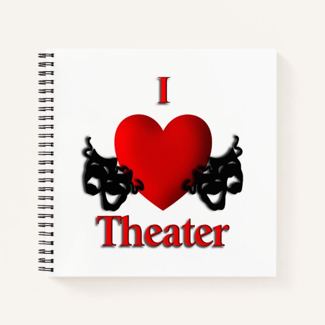 I Heart Theatre Notebook (Front)