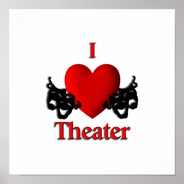 I Heart Theatre Poster (Front)