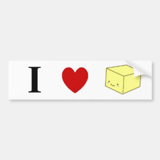 I heart Tofu Bumper Sticker