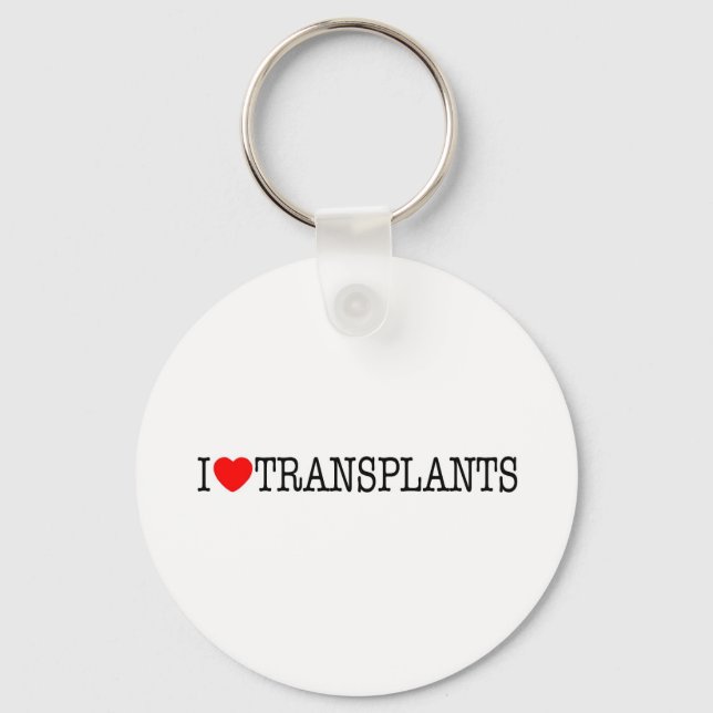 I heart Transplants Key Ring (Front)