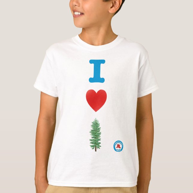 I Heart Trees Youth T-Shirt (Front)