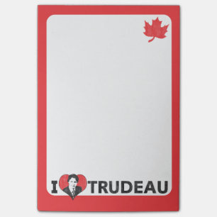 I Heart Trudeau Post-it Notes