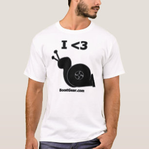 I Heart Turbo Snail - Men's T-Shirt by BoostGear
