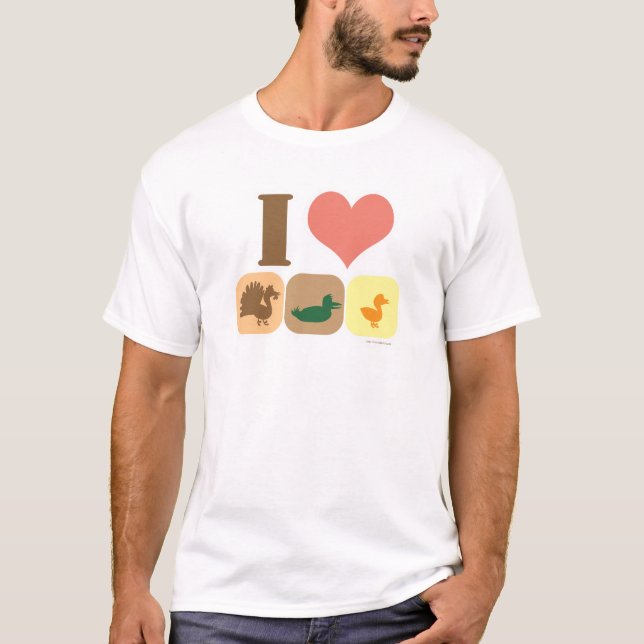 I Heart Turducken! T-Shirt (Front)