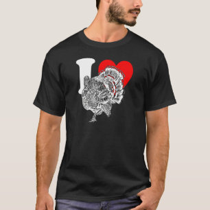 I Heart Turkey - Funny I Love Turkey, Funny Turkey T-Shirt