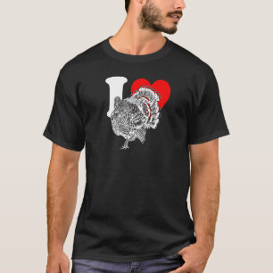 I Heart Turkey - Funny I Love Turkey, Funny Turkey T-Shirt